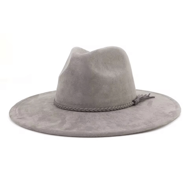 Suede Fedora Hat
