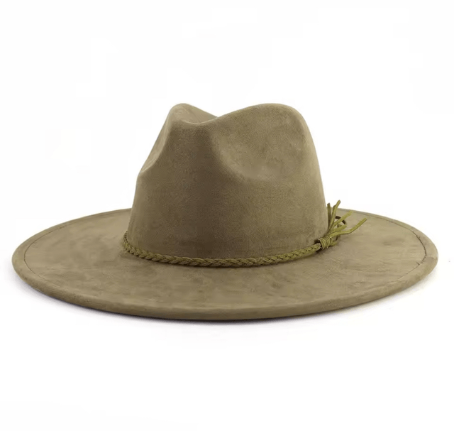 Suede Fedora Hat