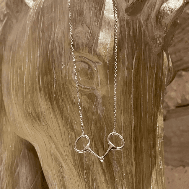 Silver Snaffle Necklace 